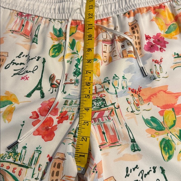 KARL LAGERFELD PARIS Colorful Printed Pants - Picture 11 of 15